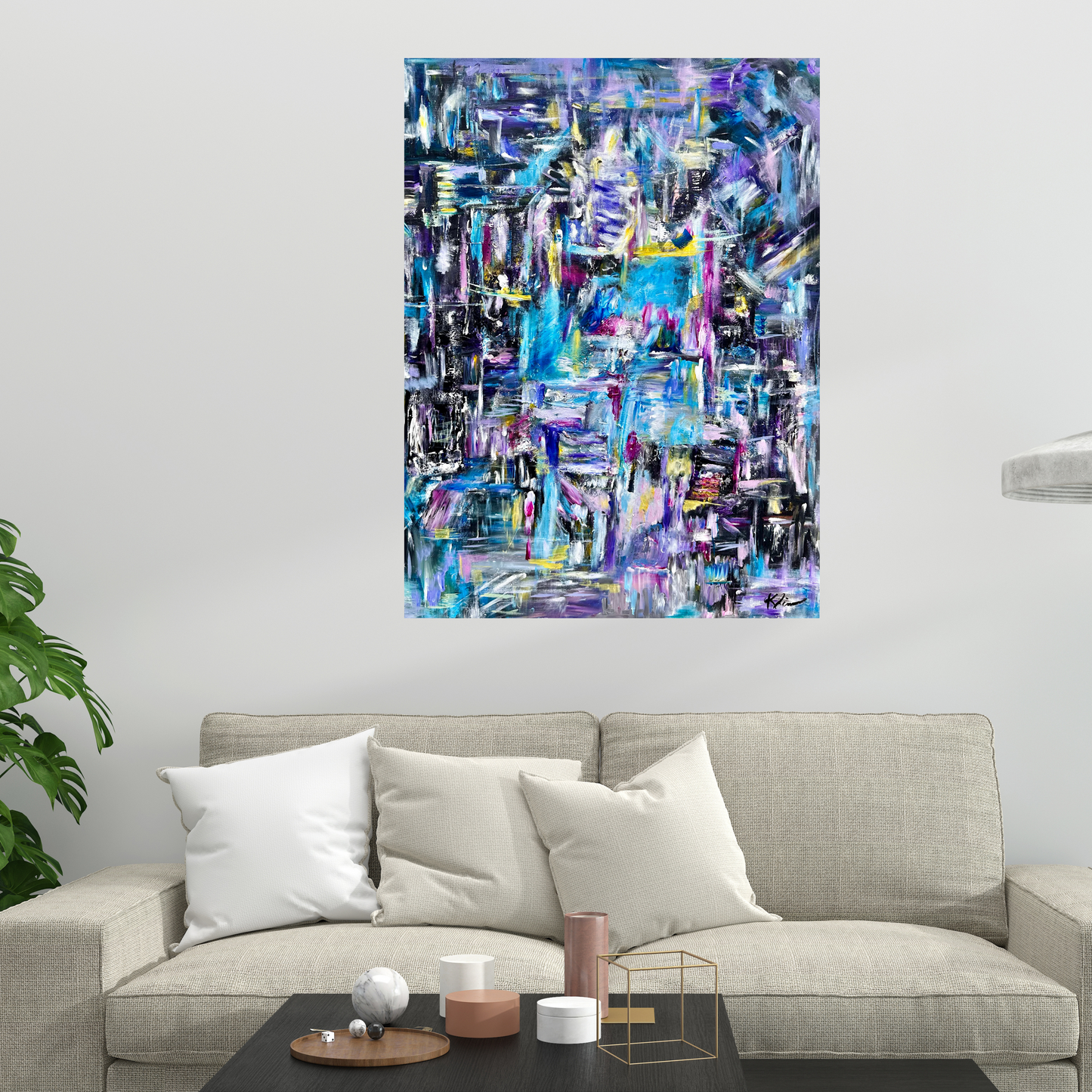 Harbor Lights 30" x 40"